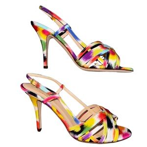 Kate Spade Watercolor Strappy Open Toe Sandals